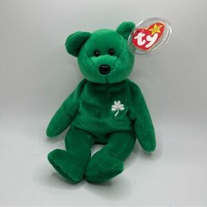 Ty Beanie Baby Erin The Bear 1997 Retired St Patrick’s Day